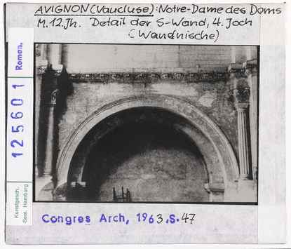 Vorschaubild Avignon: Notre-Dame-des-Doms, Detail der Südwand, 4. joch 